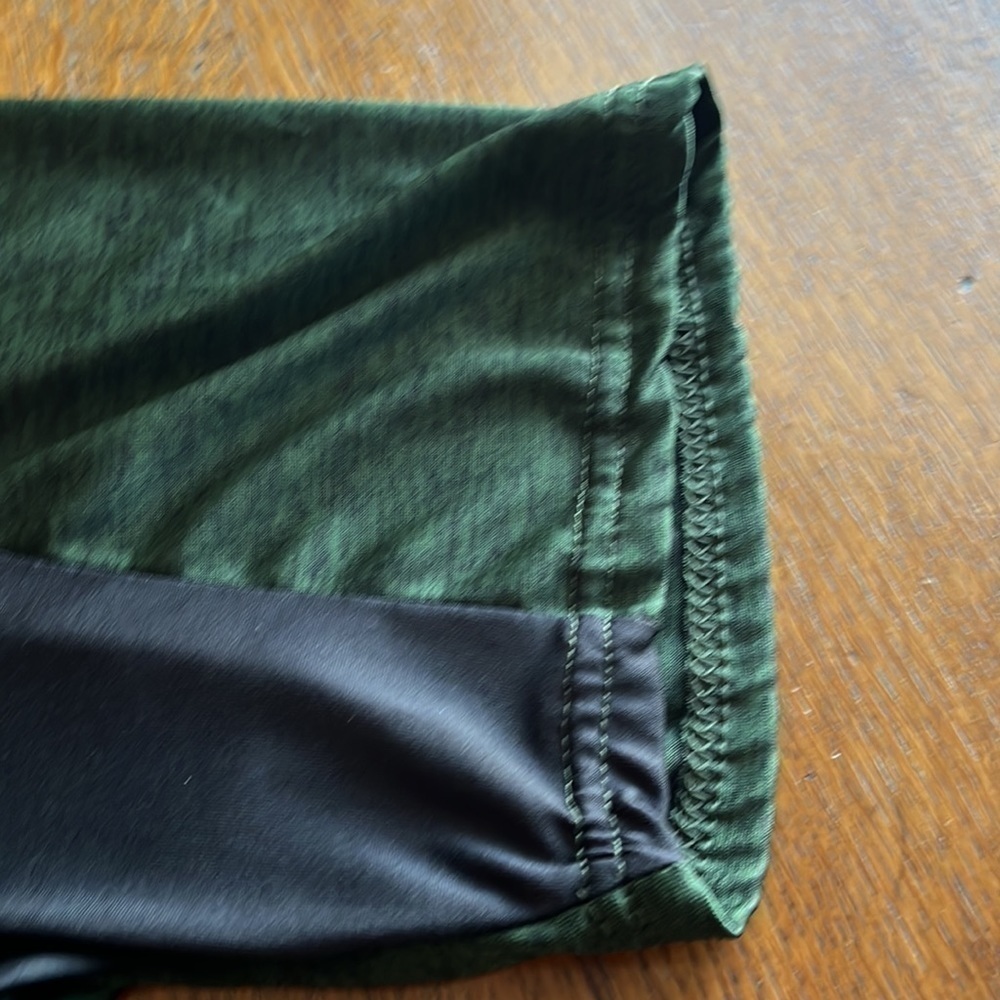 Real Essentials men’s size XL pullover polyester spandex shorts sleeves green - Picture 11 of 12